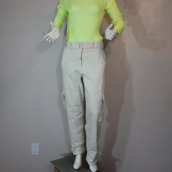 Aritzia Wilfred Free Modern Cargo Pant size Corozo-button fly size 10 - Picture 2 of 9